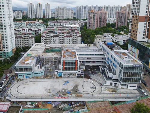 Shenzhen Fuqiang Primary School is under construction